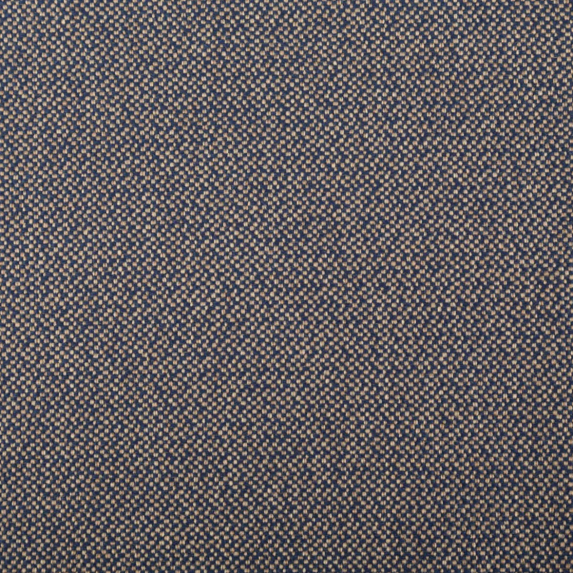 Polsterstoff Flachgewebe Dobby Trento uni meliert blau sand 1,40m Breite