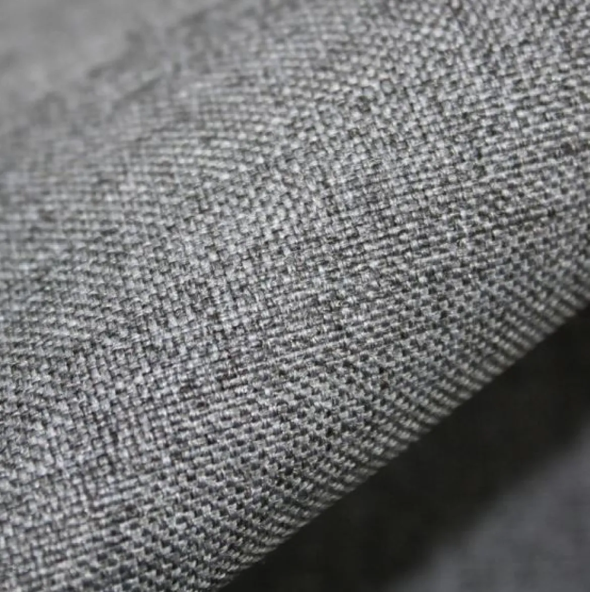 Polsterstoff LUXURY mit Fleckschutz braungrau meliert 1,40m Breite