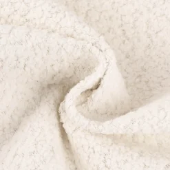 Polsterstoff Möbelstoff Bezugsstoff Adam Woll-Boucle-Optik wasserabweisend weiß 1,43m Breite