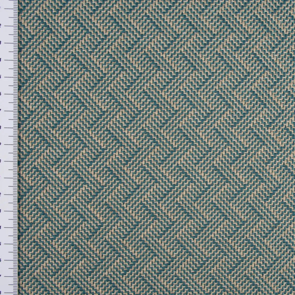 Polsterstoff Möbelstoff Dekostoff Jacquard Flachgewebe Alba Chevron mintgrün 1,40m Breite