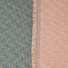 Polsterstoff Möbelstoff Dekostoff Jacquard Flachgewebe Alba Chevron rosa 1,40m Breite