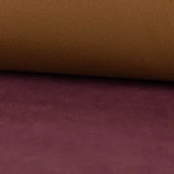 Polsterstoff Mikrofaser-Samt Fleckschutz Easy Clean Vena uni aubergine 1,45m Breite