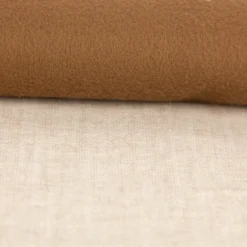 Polsterstoff Mikrofaser Velvet meliert beige 1,45m Breite