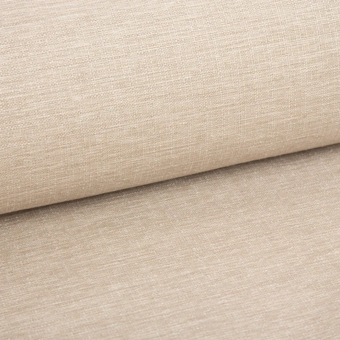 Polsterstoff Outdoorstoff Olefina mit Fleckschutz uni Struktur beige 1,45m Breite