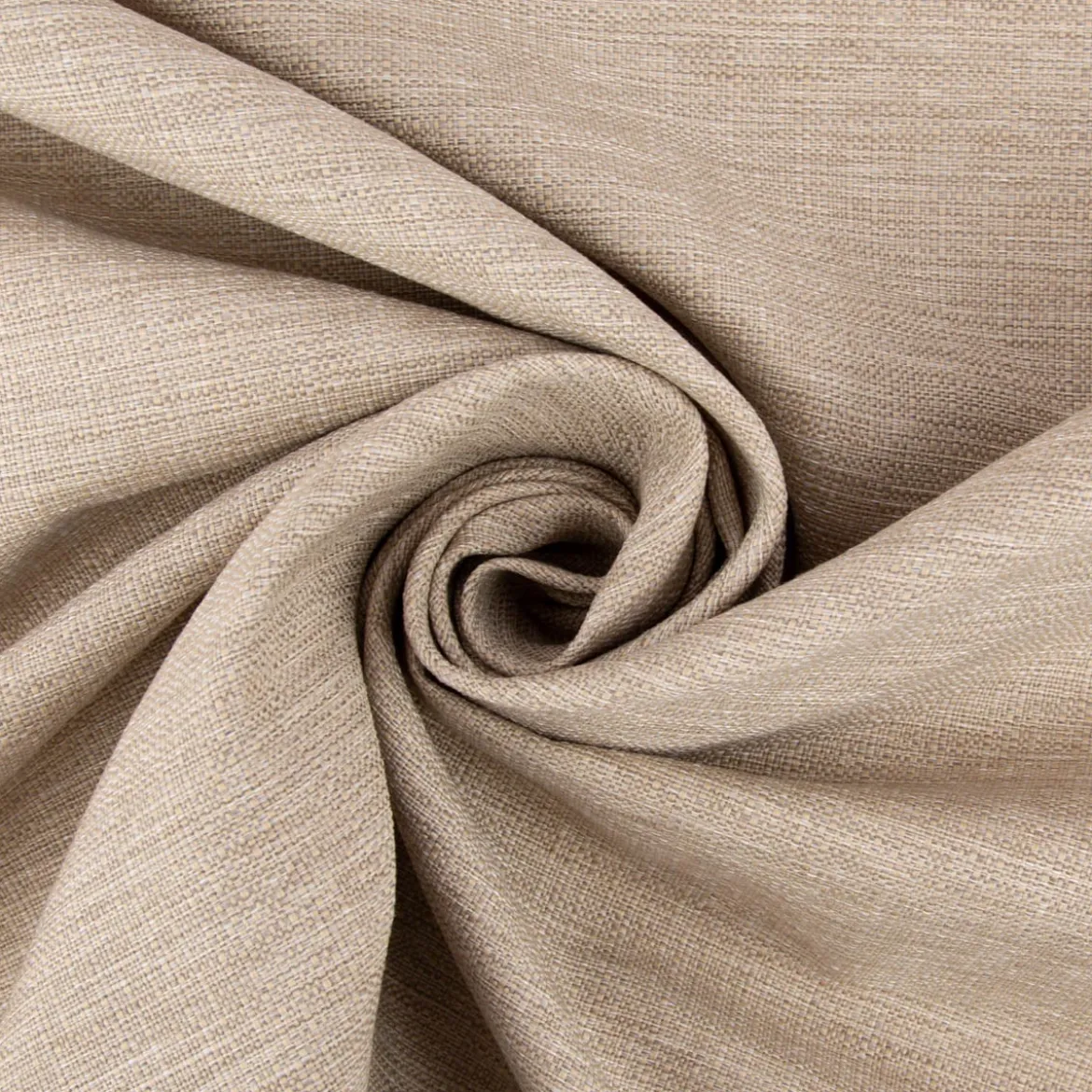 Polsterstoff Outdoorstoff Olefina mit Fleckschutz uni Struktur beige 1,45m Breite