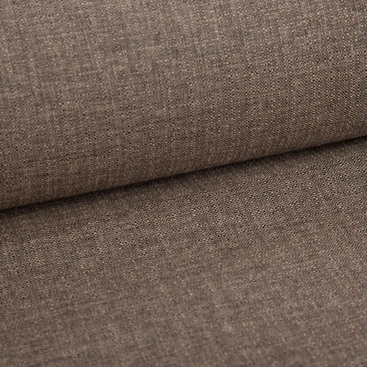 Polsterstoff Outdoorstoff Olefina mit Fleckschutz uni Struktur braun 1,45m Breite