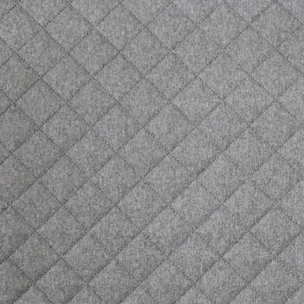 Polsterstoff QUATTRO Filzoptik gesteppt grau 1,40m Breite
