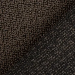 Polsterstoff Strukturgewebe Cross zweifarbig dark grey dunkelgrau 1,40 m Breite