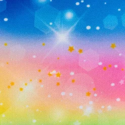 Polyesterstoffe Burlington NEON Clouds Farbverlauf neon 1,5m Breite