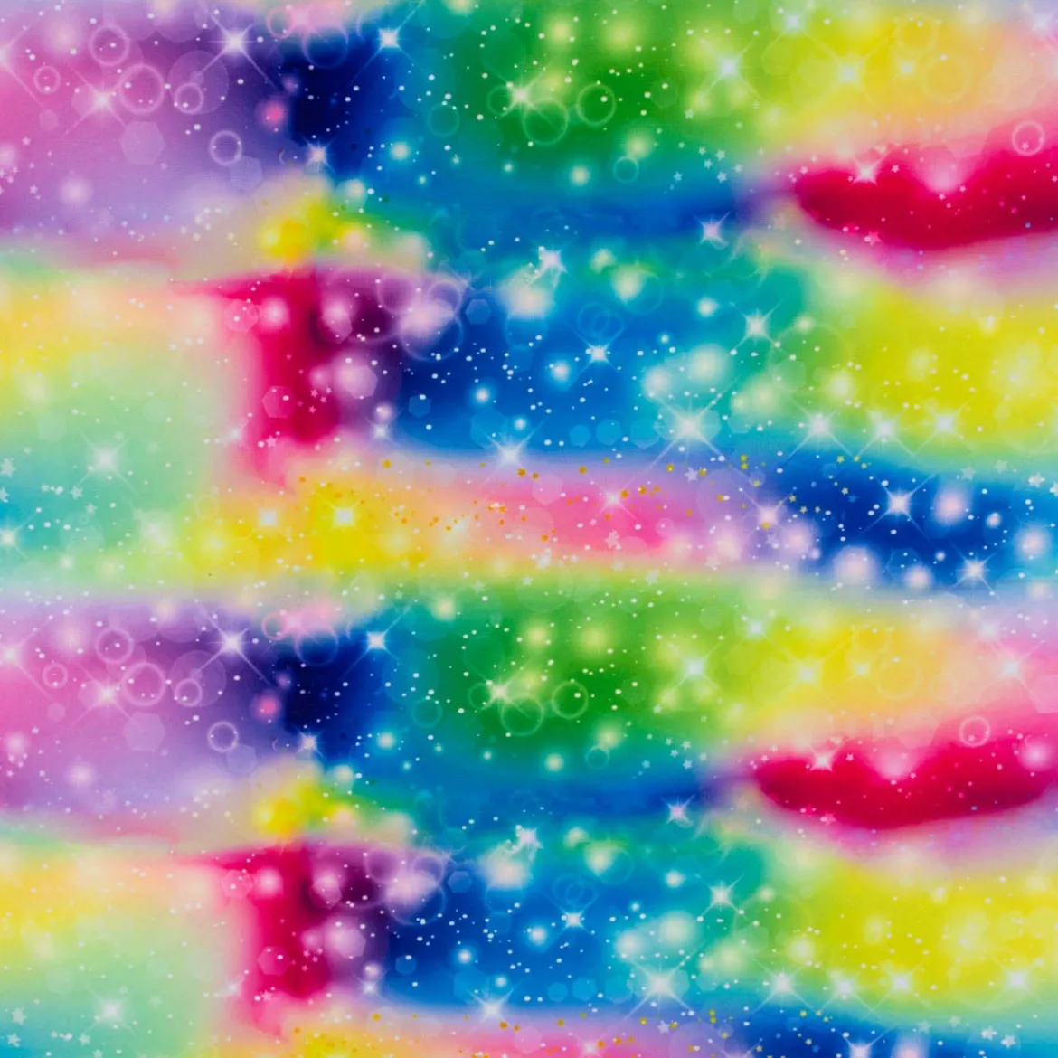 Polyesterstoffe Burlington NEON Clouds Farbverlauf neon 1,5m Breite
