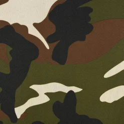 Polyester Stoff Meterware PVC Coating wasserabweisend Camouflage braun grün 1,5m Breite