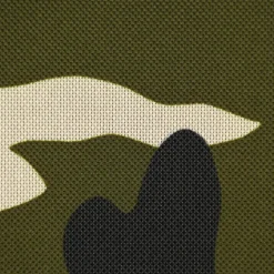 Polyester Stoff Meterware PVC Coating wasserabweisend Camouflage braun grün 1,5m Breite