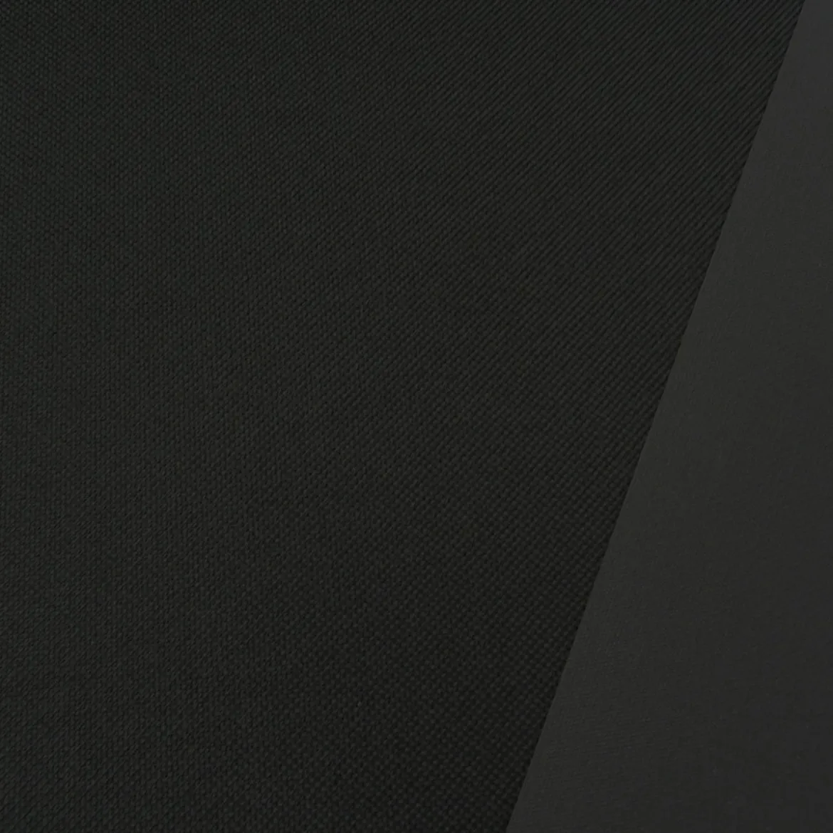 Polyester Stoff Meterware PVC Coating wasserabweisend schwarz 1,5m Breite