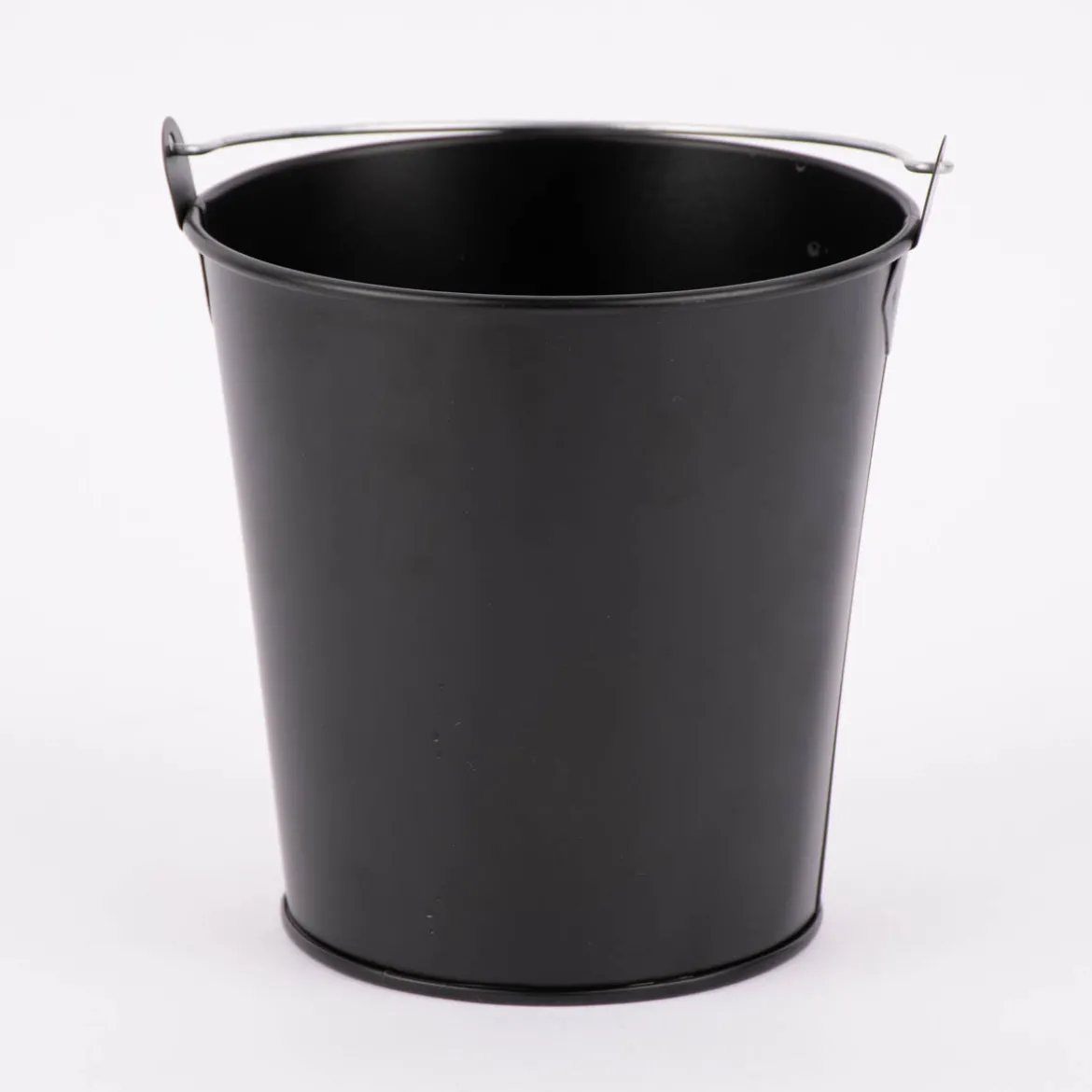 Pommeseimer Tasty Metall schwarz 12x12,5cm