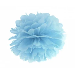 Pompom Seidenpapier hellblau 25cm