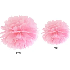 Pompom Seidenpapier hellrosa 35cm