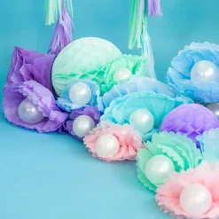 Pompom Seidenpapier weiß 35cm