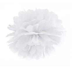 Pompom Seidenpapier weiß 35cm