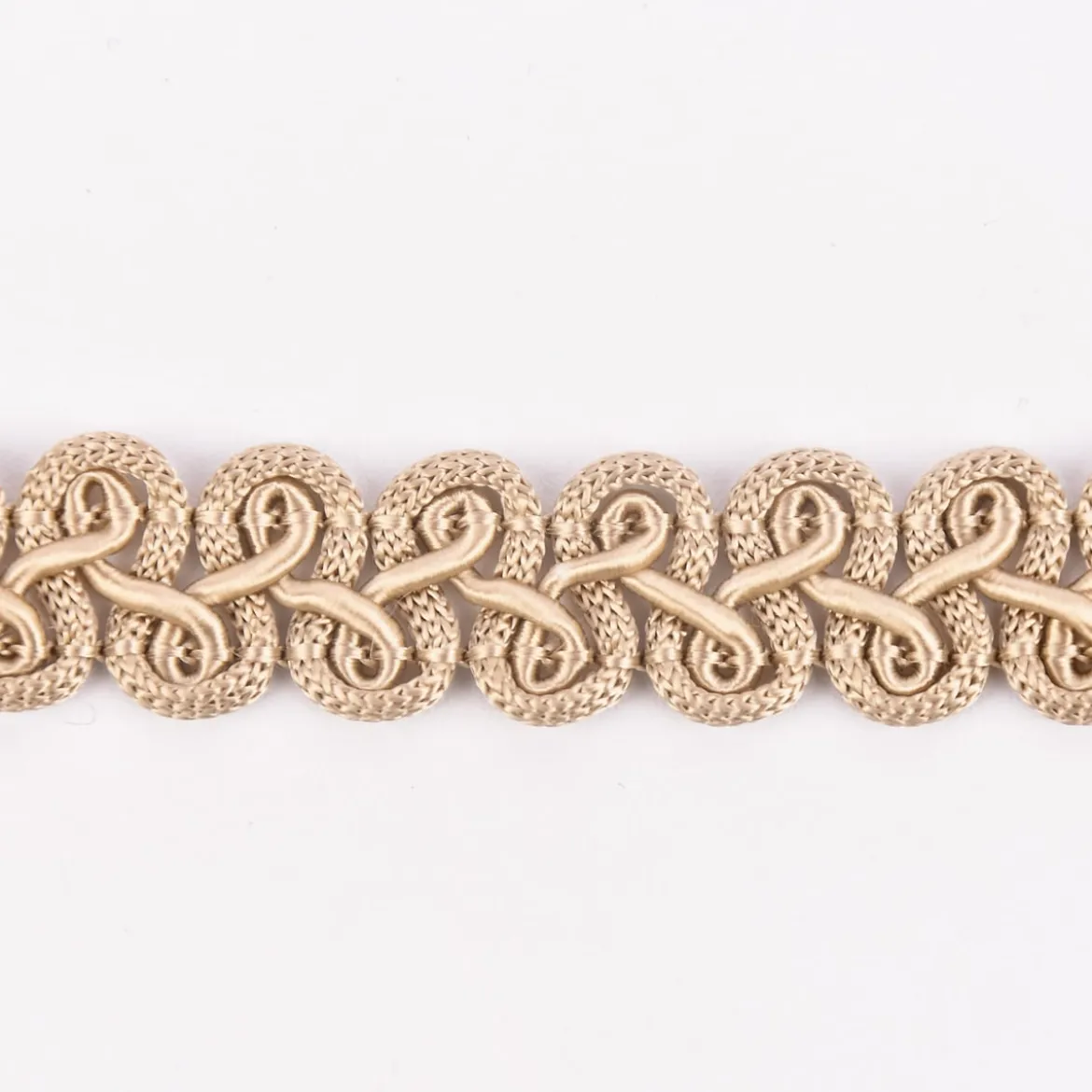 Posamentenband Zierband Wellen beige Breite: 1,5cm