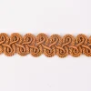 Posamentenborte Zierband Wellen ocker gelb Breite: 1,5cm