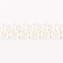 Posamentenborte Zierband Wellen creme Breite: 1,5cm