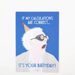Postkarte Birthday Calculations 10,5x14,8cm von typealive