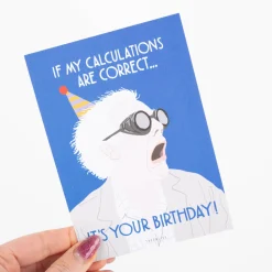 Postkarte Birthday Calculations 10,5x14,8cm von typealive
