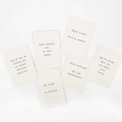 Postkarte bleib locker aus Pappe A6 von KEITCARDS