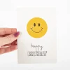 Postkarte Lachgesicht Happy Birthday A6 von KEITCARDS
