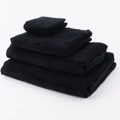 Premium-Frottee Handtuch 100% Baumwolle 580g/qm schwarz