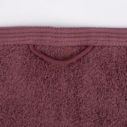 Premium-Frottee Handtuch 100% Baumwolle 580g/qm aubergine