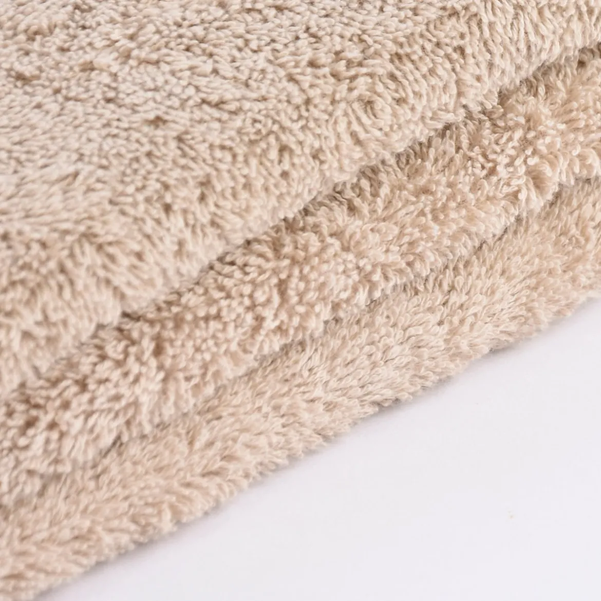 Premium-Frottee Handtuch 100% Baumwolle 580g/qm leinenbeige