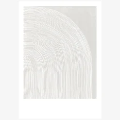 Print The Curve No 1. Papier weiß grau A5 oder A4