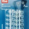 Prym 24 Annäh Druckknöpfe KST transparent 7mm