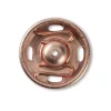 Prym 6 Annäh Druckknöpfe Messing rosegoldfarbig 15mm