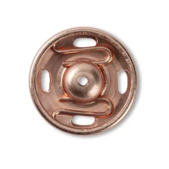 Prym 6 Annäh Druckknöpfe Messing rosegoldfarbig 15mm