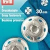 Prym 2 Annäh Druckknöpfe 30mm silberfarbig