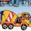 Prym Applikation Betonmischer gelb 7,5x4cm