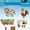 Prym Applikation Bügelbild Farm Tiere Traktor bunt 6 Stück