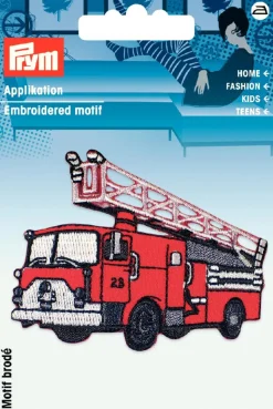 Prym Applikation Feuerwehrauto ca. 7x5cm