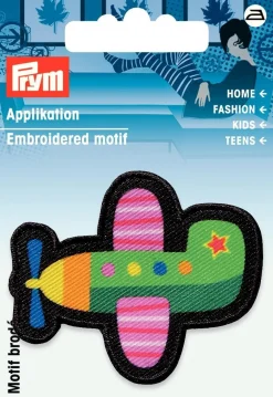 Prym Applikation Flugzeug 5,5x4,5cm
