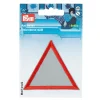 Prym Applikation Reflex selbstklebend aufbügelbar Warnschild grau rot 7x6cm