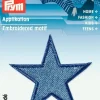 Prym Applikation Stern 2 Stück jeansblau 4,5x4,5cm