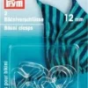 Prym 2 Bikini Verschlüsse transparent 12mm