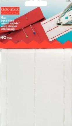 Prym Bund Vlies perforiert 40 mm weiß