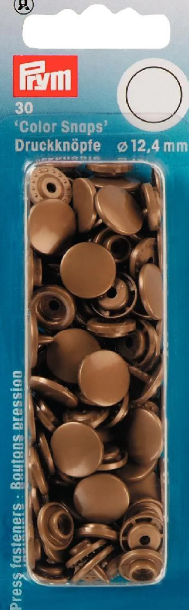Prym Color Snaps Druckknöpfe Ø12,4mm gold