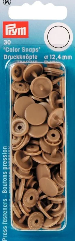 Prym Color Snaps Druckknöpfe Ø12,4mm champagner