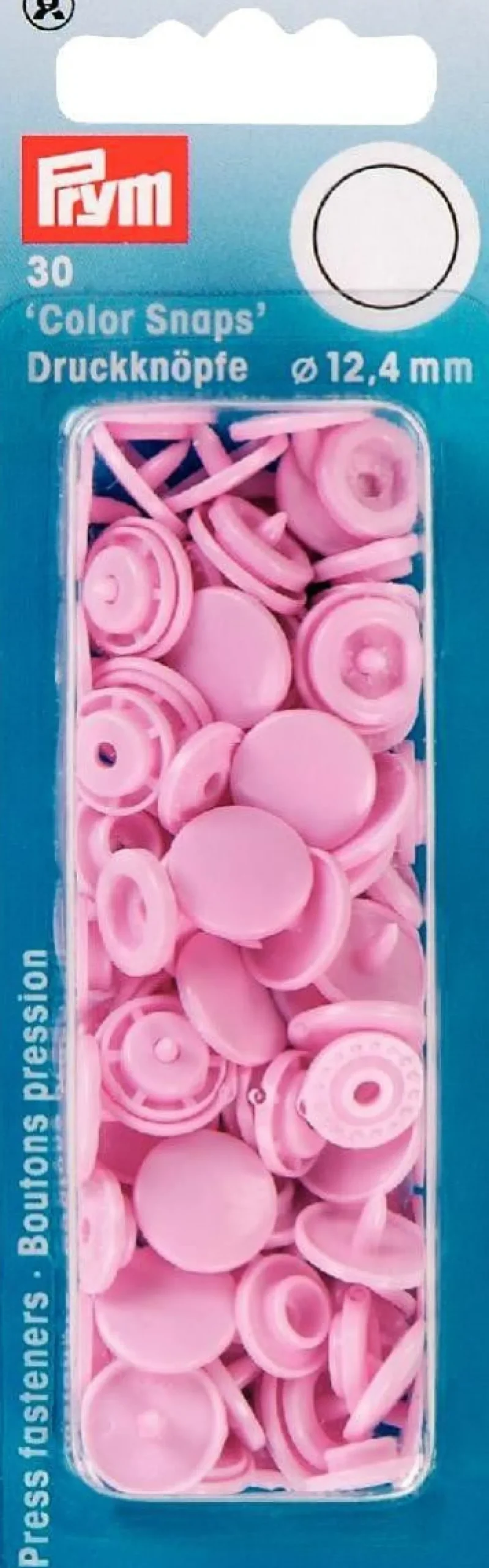 Prym Color Snaps Druckknöpfe Ø12,4mm rosa