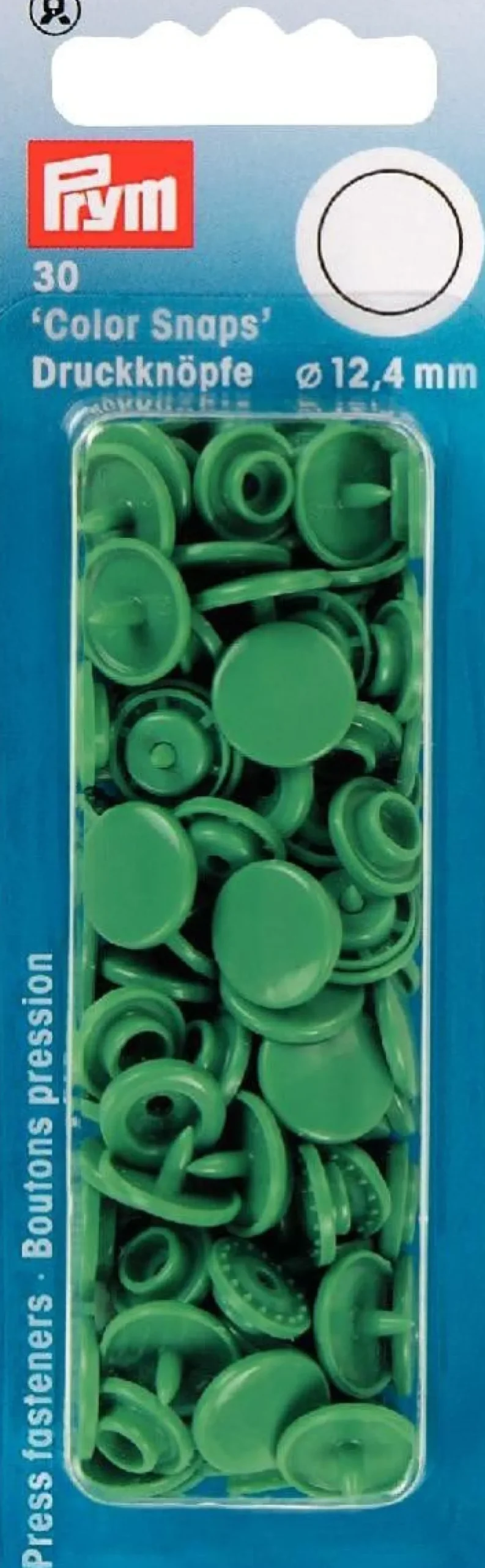 Prym Color Snaps Druckknöpfe Ø12,4mm grün