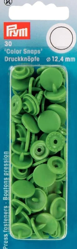 Prym Color Snaps Druckknöpfe Ø12,4mm hellgrün